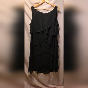 S.L. Fashions Classic Black Dress Womens Size 22W (Paula #12)